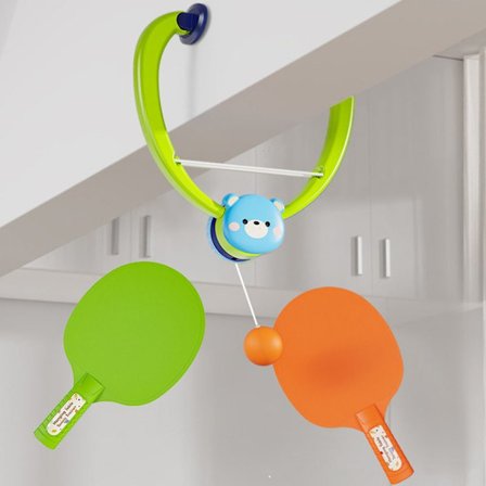 Hængende Bordtennis Træner Ping Pong Øvelse GRØN