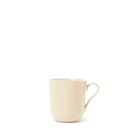 LYNGBY PORCELÆN Kopp med hank 39cl Rhombe Earth Marble