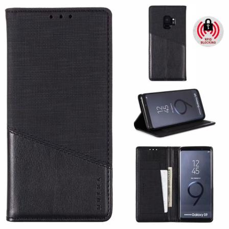 Samsung S9 Plus Elegant Case i PU-læder med RFID-blok Black
