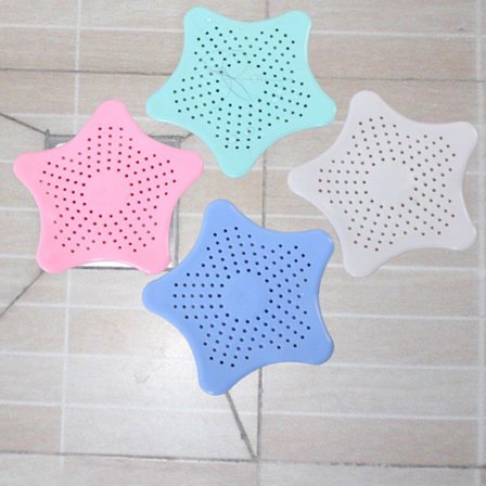 Silikonehårstop med sugekop til bruser, badekar og køkken, nem at installere og rengøre, 5-pak