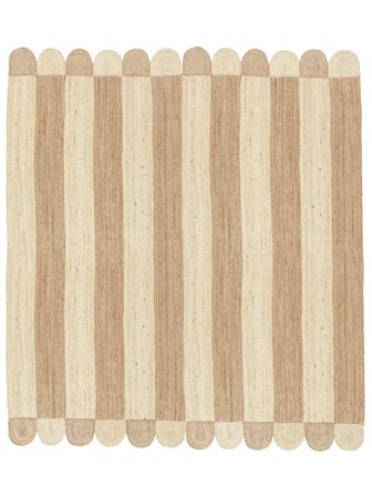 Indoor/Outdoor Rug Elba Natural White/Beige Square Large
