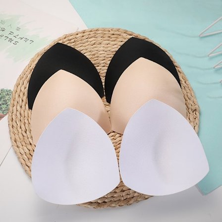 3 par Triangle Bra Pad Pad Bra Insert Foam Chest Push Up Pads