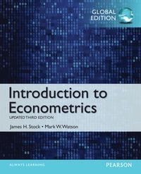 Introduction to Econometrics, Update, Global Edition, ISBN: 9781292071312