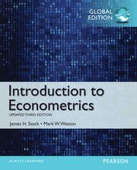 Introduction to Econometrics, Update, Global Edition