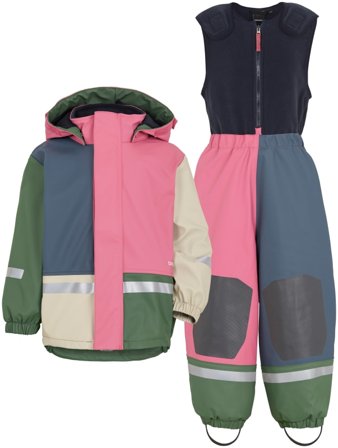 Didriksons Boardman Kids' Set 2 Children rainwear sets Pink 100