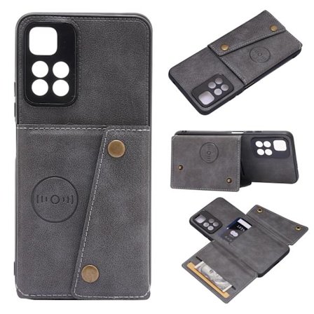 Xiaomi Redmi Note 11 - Praktiskt Skal med Korthållare