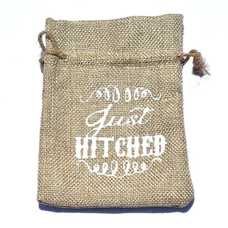 10 kpl Painettu pellavapussukka lahja korut koriste säilytyspussi 7