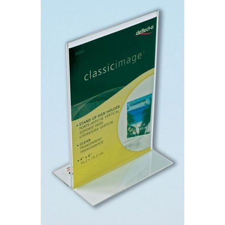 DEFLECTO Informationsställ A6 vertikalt 12/fp - Lyreco - Kontorsmöbler och inredning - Tavlor ställ och ramar - Informationsställ