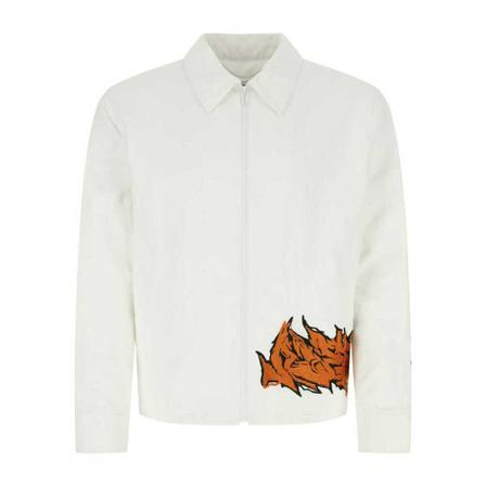 Off White, Light Jackets Wit, Heren, Maat:M