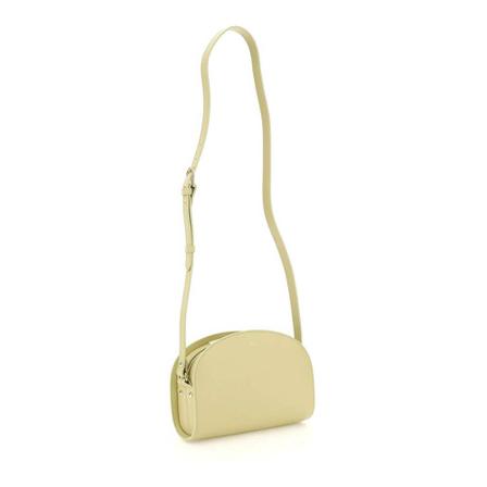 A.p.c., demi lune crossbody bag Beżowy, Kobieta, Rozmiar: ONE Size