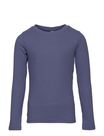 Nkftila Ls Slim Top T-shirts Long-sleeved T-shirts Sininen Name It