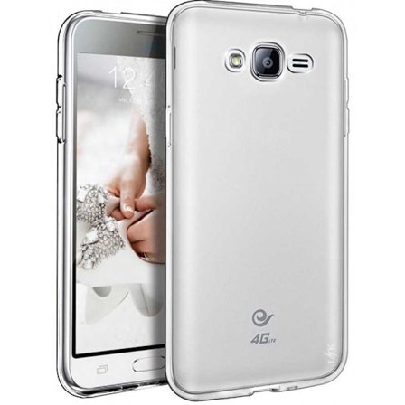 Samsung J3 / J3 2016 Stöttåligt Genomskinligt Skal Simple