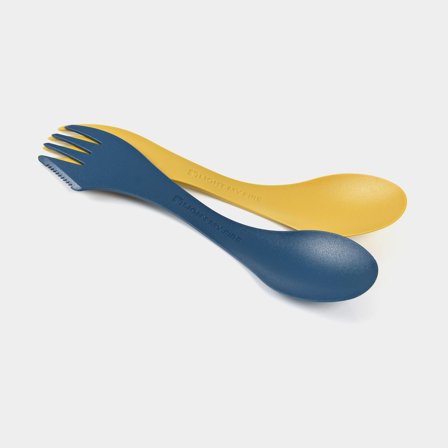 Sporkar Light My Fire Spork Lefty Bio MustyYellow / HazyBlue, 17 cm, 2-pack - camping