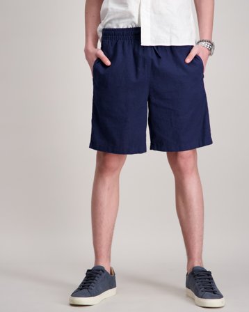 GANT COTTON LINEN SHORTS Blå Shorts Dreng - Kids Brand Store