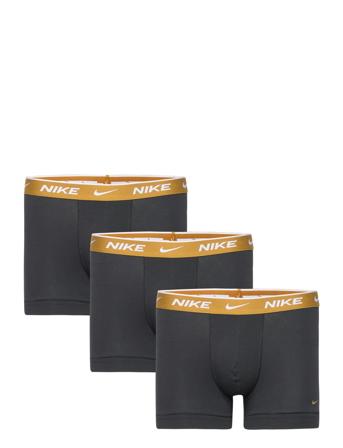 Trunk 3Pk Boksershorts Svart NIKE Underwear*Betinget Tilbud