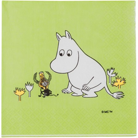 Moomin arabia Mumintrollet pappersservett 33 cm | Dukning & Servering > Mumin | Bagaren och Kocken