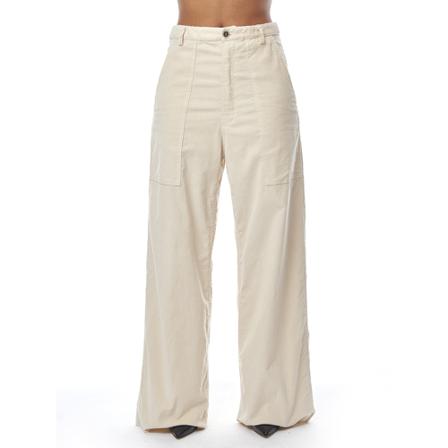 Semicouture, Wide Trousers Beige, Dames, Maat:M