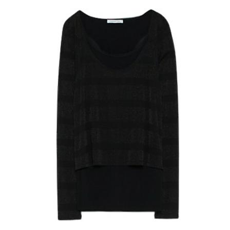 Patrizia Pepe, Code dubbed shirt: 8m 0612 A3bl Zwart, Dames, Maat:L