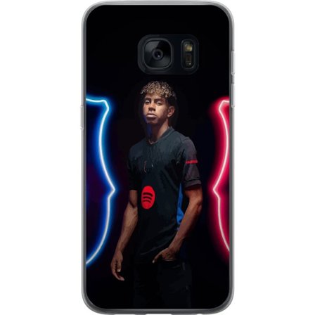 Kompatibelt Mobilskal till Samsung Samsung Galaxy S7 Yamal Fotboll FC Barcelona Ung Talang Spelare Fotbollsstjärna Spanien La Liga Populärt Motiv