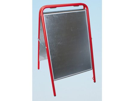 Gatuställ Sign 50x70cm röd - Lyreco - Kontorsmaterial - Butiksmaterial - Gatuställ