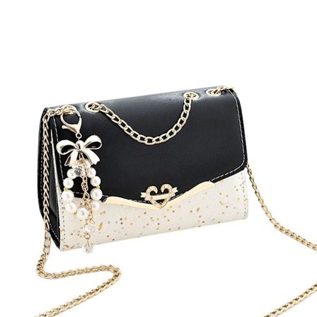 Damväska Fyrkantig väska SVART