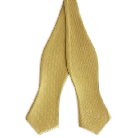 Nœud papillon à nouer à pointe de diamant en satin jaune moutarde pour hommes - Noeuds papillon à nouer - pour Hommes - Trendhim