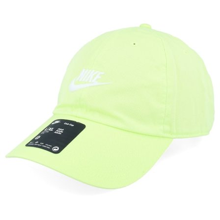 Nike - Verde unconstructed Boné - Club Cap Futura Wsh L Lemon Twist/White Dad Cap @ Hatstore