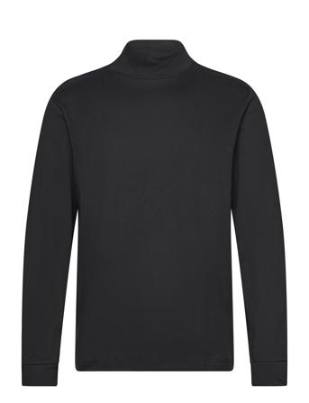 Perkins Neck Long-Sleeved T-Shirt Black Mango