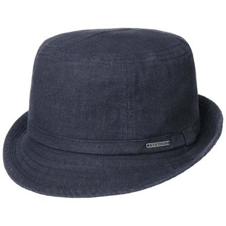 Stetson Trilby Ramie Men hats Blue 55/S