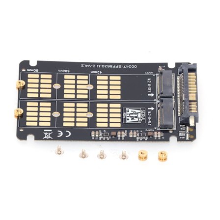 MAIWO Adapterkort M.2NVMe&SATA till U.2 Konverterkort Datortillbehör