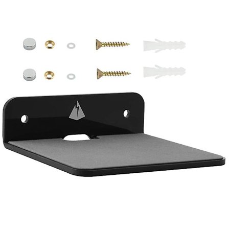 Väggmonterad Hylla för Högtalare, Liten Väggmonterad Hylla för Bluetooth-högtalare, Mobiltelefon, Leksaker