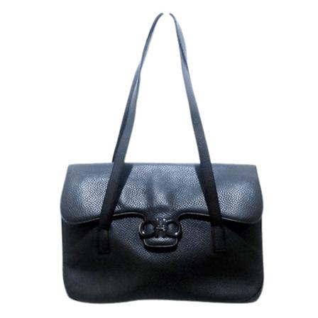 Salvatore Ferragamo Pre-owned, Shoulder Bag Zwart, Dames, Maat:ONE Size,leather