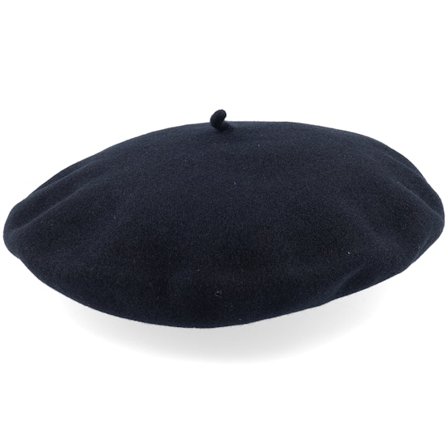 Kangol - Modelaine Black Beret Beret Black Hat - @ Hatstore
