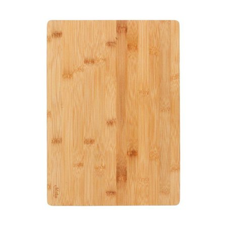 Bambusskærebræt med sort kant 40 × 30 cm