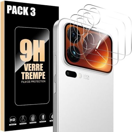 3 Bageste Beskyttelsesglas til Xiaomi 17 Pro, 9H Ridsebeskyttelse, Stødabsorberende Transparent