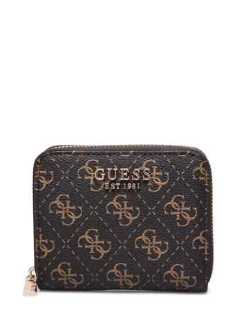 Laurel Slg Small Zip Around Bags Card Holders & Wallets Wallets Ruskea GUESS
