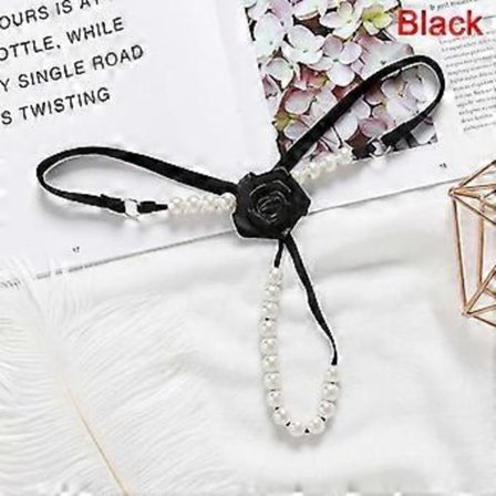 1 stk. Dame Trusser Micro G-streng Tanga Sexet Undertøj Med Perle