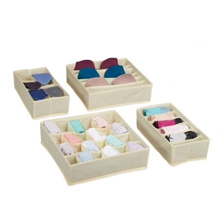 Underkläder förvaringsset om 4