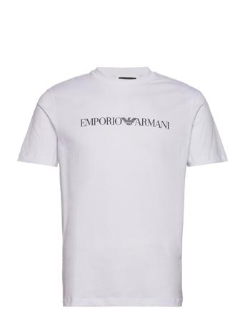 T-Shirt T-shirts Short-sleeved Hvit Emporio Armani*Betinget Tilbud