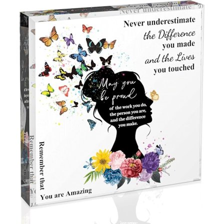 Inspirerende gaver til kvinder, venner, fødselsdag, påskønnelsesgave, afskedsgave til veninder, kvindelig sygeplejerske, lærer, rådgiver, chef, dame, 