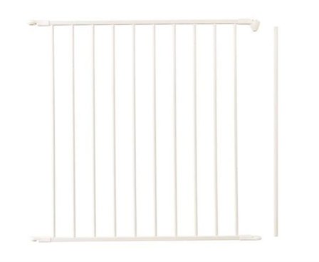 Baby Dan 67254-2400-12 Jatkopala FLEX-turvaporttiin L, valkoinen, Hälyttimet & turvallisuus