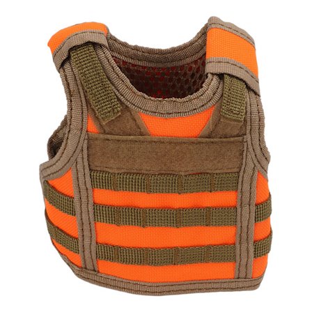 Ølveste Mini Drikkeveste Holder med Justerbare Skulderstropper til Dåser Flasker Orange