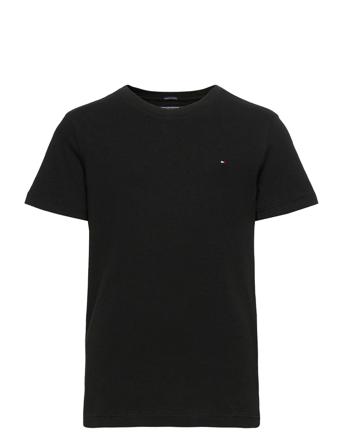 Tommy Hilfiger Boys Basic Cn Knit S/S Svart