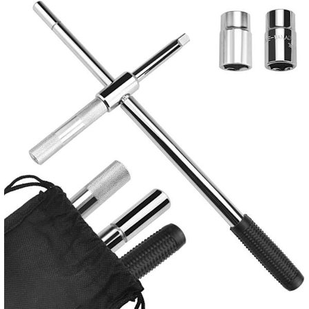 Bilhjulnøkkel Utvidbar Kryss Hjulfjerner med 2 Sokker DXGHC