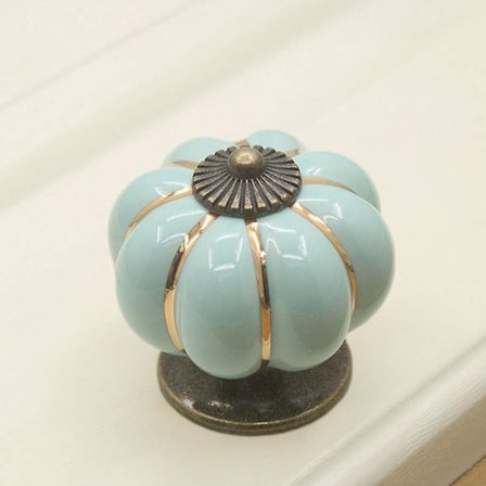 2 stk Vintage Keramiske Gresskar Skap Knapper, Kjøkkenskap Skuffer Kommode Skap Dørhåndtak Rosa