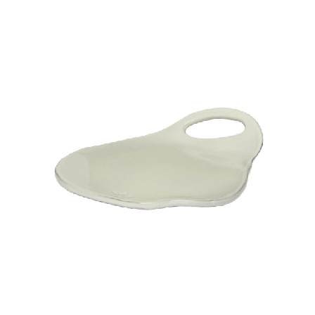 Dutchdeluxes Lola Tallrik Vit 23x28cm Glas & porslin Unisex M