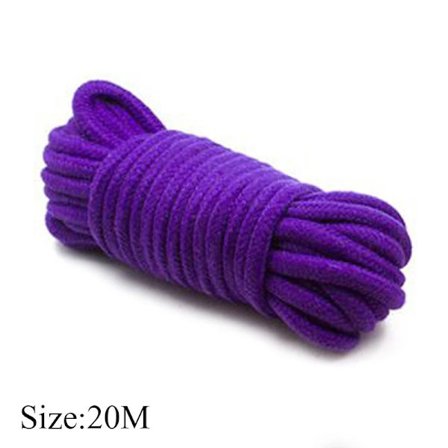 Hot 2m/5m/10m Sex Slave Bondage Tau Tykke Bomulls Erotiske Bindinger for Rollespill Leker Myke Bomullstau