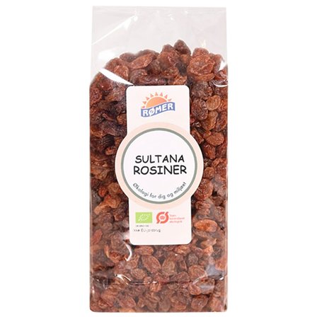 Rømer Saltuna Rosiner Ø 500 g, Helse & Madvarer, Tørret Frugt, Rosiner