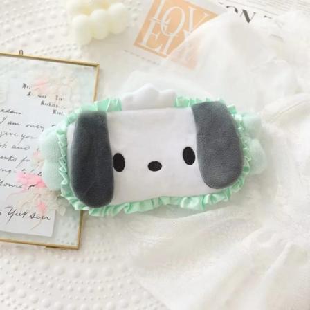 Sanrio Cinnamoroll Kuromi Eyepatch Kawaii My Melody Tecknad Resestudent Skuggning Sömn Ögonmask Söt leksak Flickor Present A