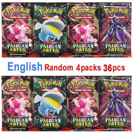 4-pack Pokémon-kort 151 Team up Sun & Moon Thunder Engelskt samlarkortspel Evolutions Booster Samlarobjekt Leksaker Presenter